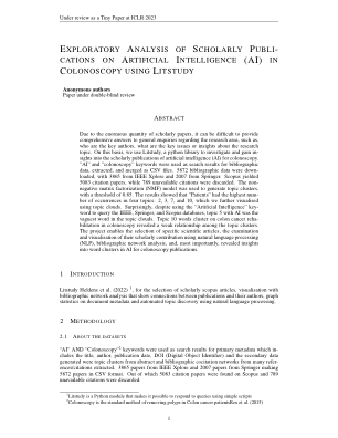 使用 Litstudy 进行结肠镜检查